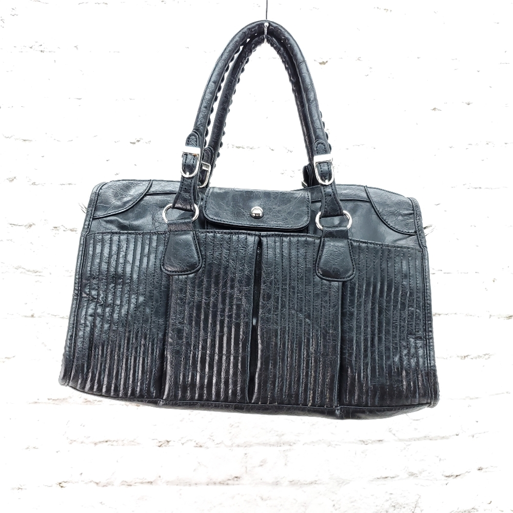 Aldo Black Vegan Leather Convertible Bag